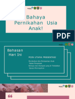 Bahaya Pernikahan Dini