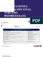 Evaluación Final Tercero Bach. 2023-2024