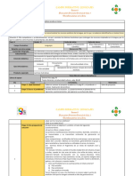 Campo Formativo: Lenguajes: Sector 9 Planeación Proyecto Parcial de Aula 7 Manifestaciones en La Feria