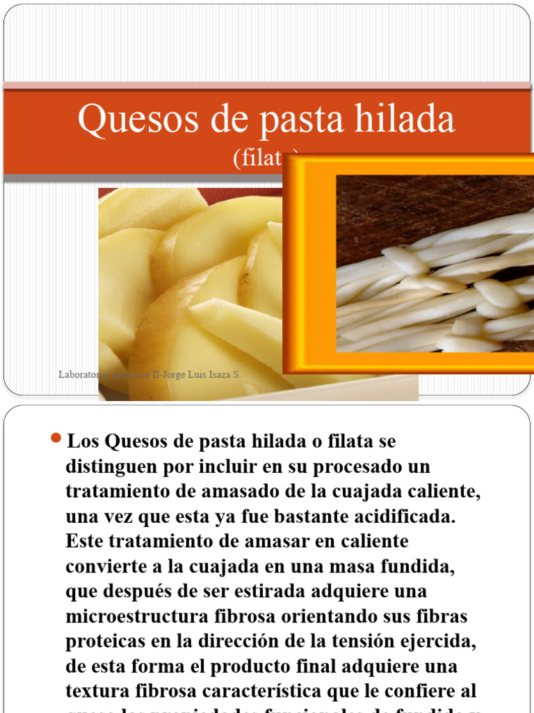 Quesos de Pasta Hilada - Copia-1 | PDF