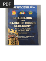 Graduation and Badge of Honor Ceremony