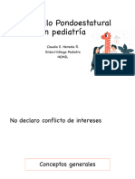 Desarrollo Pondoestatural en Pediatría
