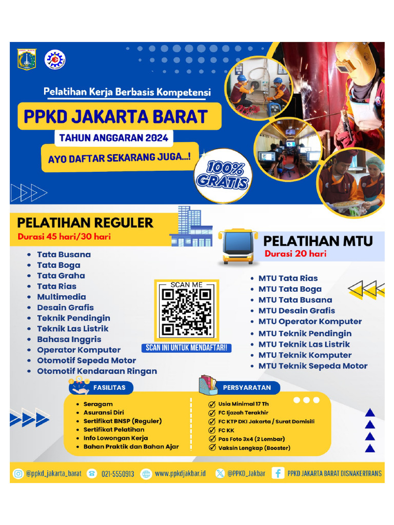 Flyer brosur PPKB Jakarta Barat 2024 | PDF