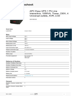 Easy UPS - SMV1000I-MS