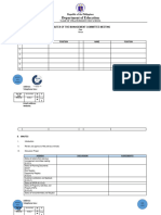PAWIM-F-001 Minutes of The Meeting Template