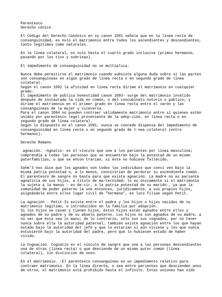 Parentesco pdf parentesco familia