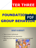 Foundation of Group BHR