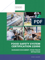Food Fraud Mitigation Guidance FSSC 22000 V6