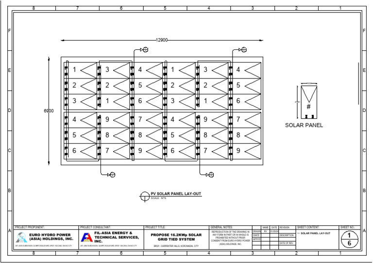 E1 Solar Panel Lay-Out | PDF | Photovoltaics | Sustainable Development