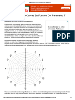 Graficacion de Curvas en Funcion Del Parametro T