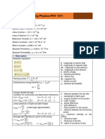 Formula Table-Jan2023-PHY 1071 PDF