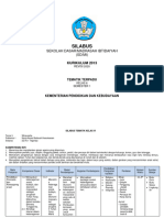 Silabus Tematik Kelas 6 SMT 1