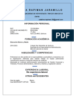 Currículum Oficial Administración TP