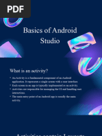 Basics of Android Studio