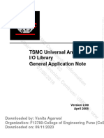 TSMC Universal Analog IO General Application Note 2