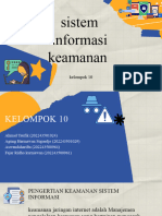 Sistem Informasi Keamanan: Kelompok 10