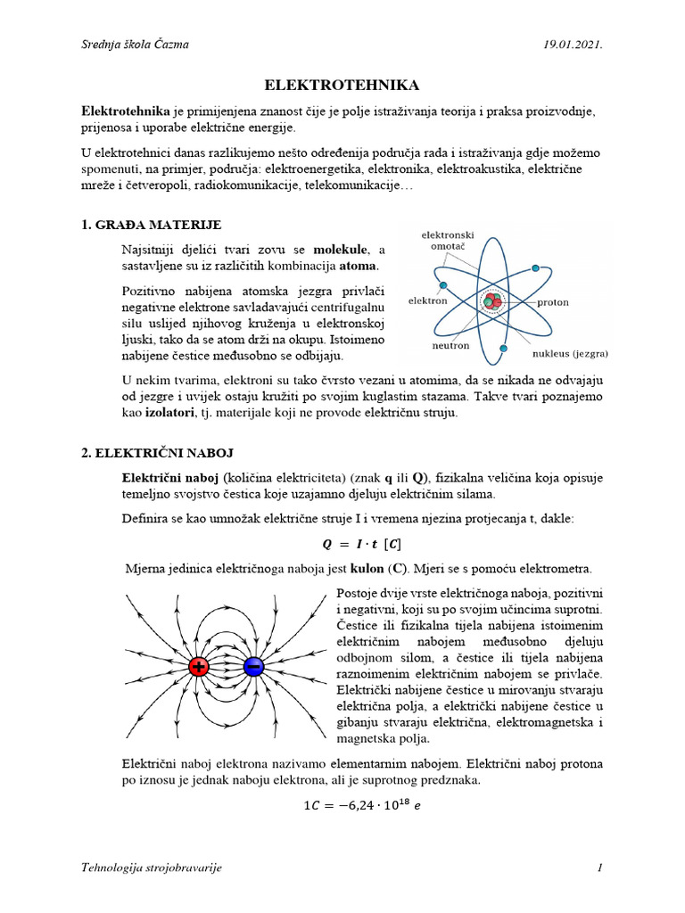 Elektrotehnika - Skripta | PDF