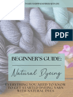 Free Beginners Guide Natural Dyeing