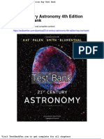 Dwnload Full 21st Century Astronomy 4th Edition Kay Test Bank PDF