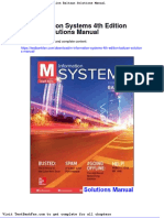 Dwnload Full M Information Systems 4th Edition Baltzan Solutions Manual PDF