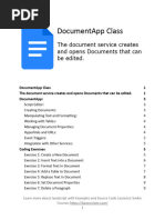 Apps Script Exercises Docs