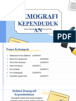 Kel 2 Demografi Kependudukan