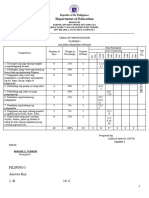 Tos Filipino 1 2ND Quarter