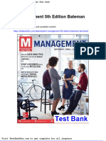 Dwnload Full M Management 5th Edition Bateman Test Bank PDF