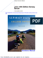 Dwnload Full College Physics 10th Edition Serway Solutions Manual PDF