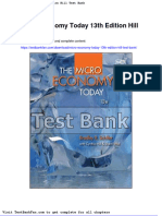 Dwnload Full Micro Economy Today 13th Edition Hill Test Bank PDF
