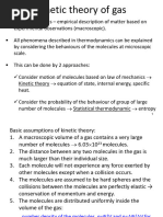 4.2 - Kinetic Theory of Gas