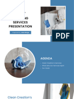 Simple Cleaning Services Presentation Template