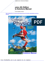 Dwnload Full College Physics 4th Edition Giambattista Solutions Manual PDF