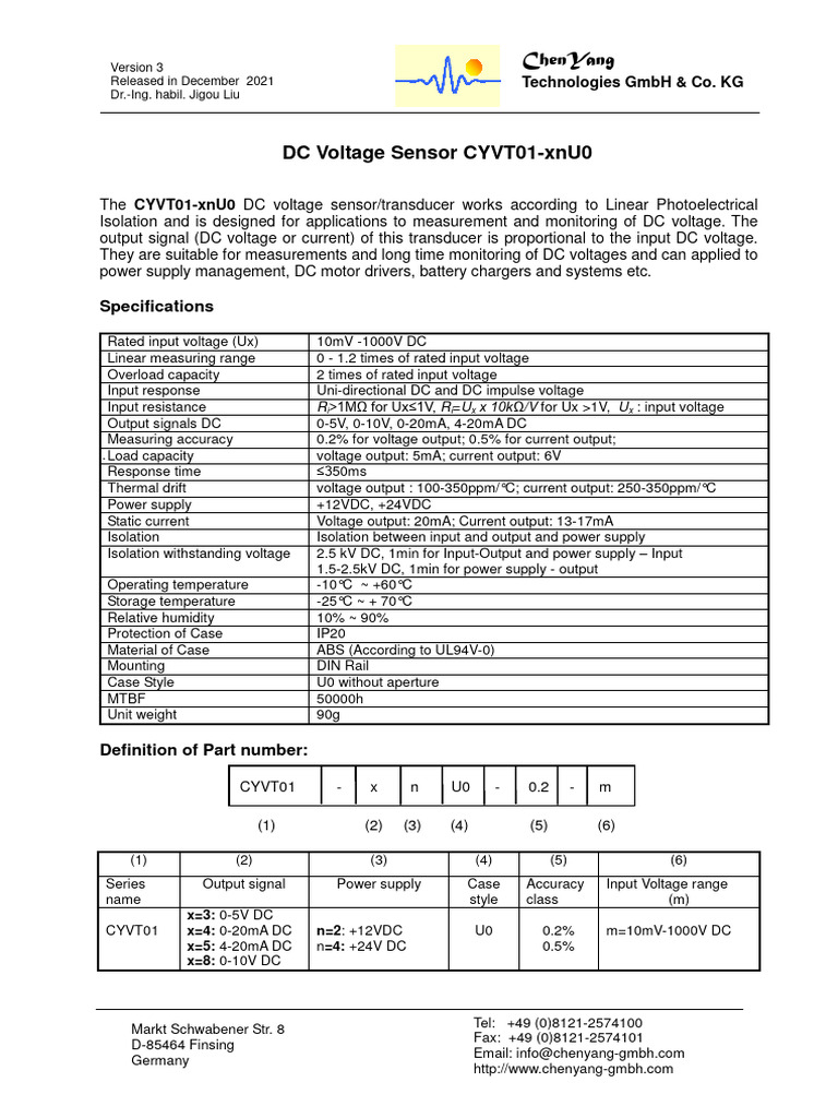 CYVT01 Xnu0 PDF Power Supply Electronic Engineering