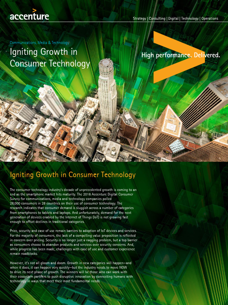 Igniting growth in consumer technology pdf