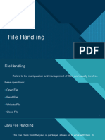 Basics of Java File Handling
