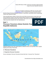 Materi PKN Kelas 10 Bab 7 Wawasan Nusantara Dalam Konteks Negara Kesatuan Republik Indonesia