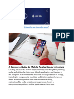 A Complete Guide To Mobile Application Architecture