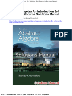 Dwnload Full Abstract Algebra An Introduction 3rd Edition Whitbourne Solutions Manual PDF