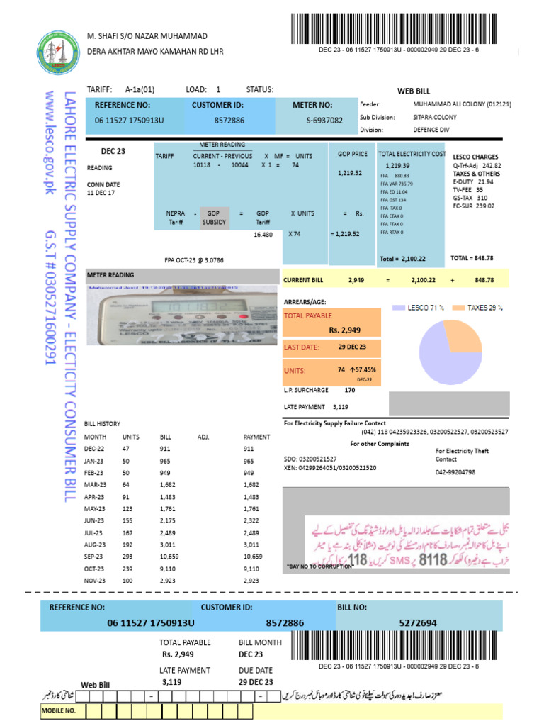 LESCO ONLINE BILL LESCO BILL ONLINE intelligence overview