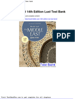 Dwnload Full Middle East 14th Edition Lust Test Bank PDF