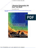 Dwnload Full Introducing Physical Geography 5th Edition Strahler Test Bank PDF