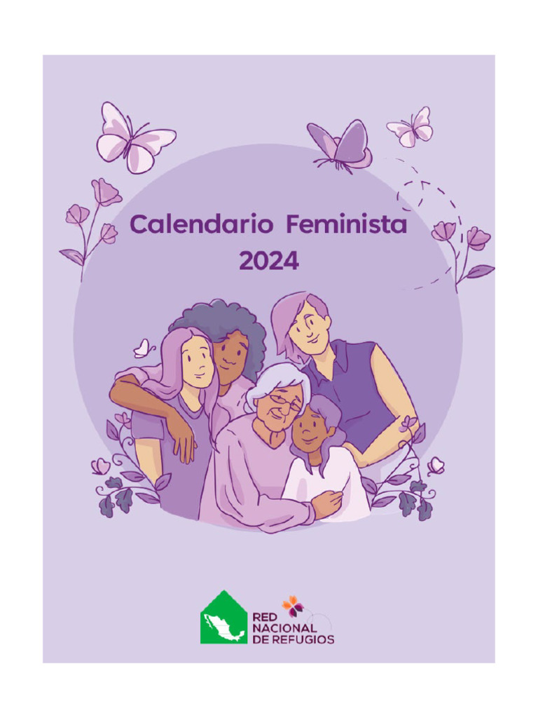 Calendario Feminista RNR 2024 PDF Aplicación movil Feminismo