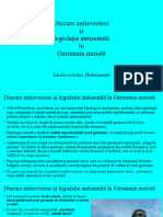 Discurs Antievreiesc Si Legislatie Antisemita in Germania Nazista
