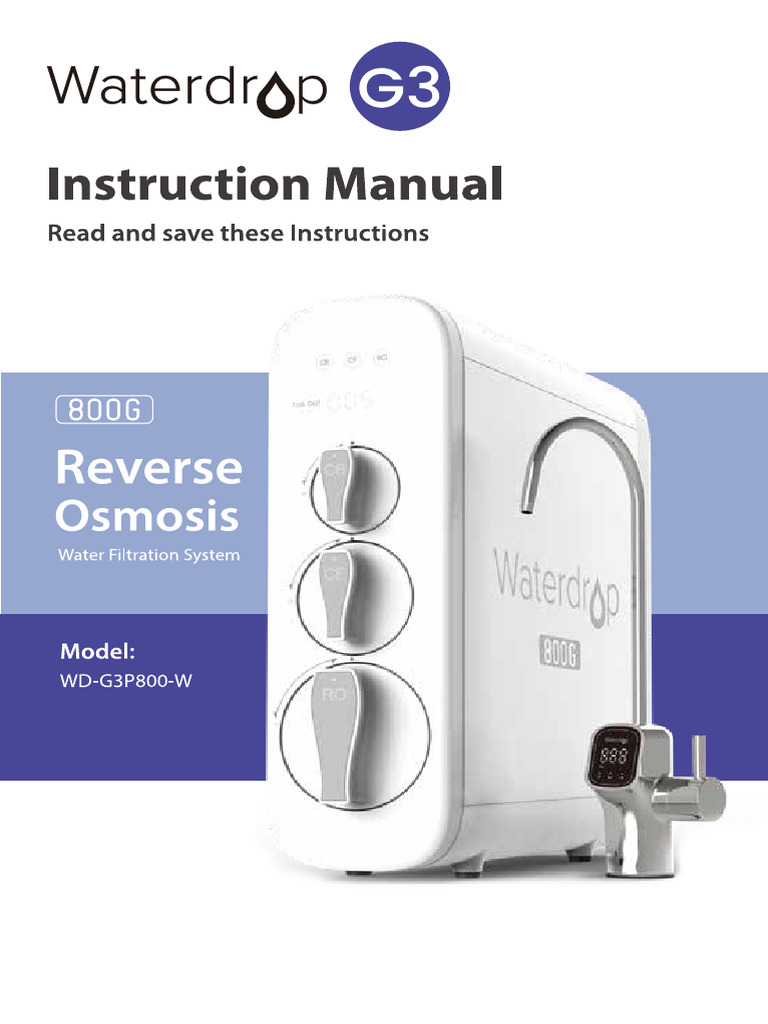 Waterdrop Manual PDF