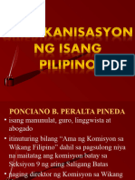 Amerikanisasyon NG Isang Pilipino