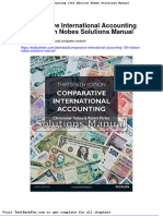 Dwnload Full Comparative International Accounting 13th Edition Nobes Solutions Manual PDF