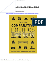 Dwnload Full Comparative Politics 5th Edition Oneil Test Bank PDF