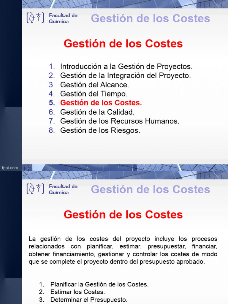 Gestión de Costes en Proyectos | PDF | Presupuesto | Business