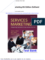 Dwnload Full Services Marketing 6th Edition Zeithaml Test Bank PDF